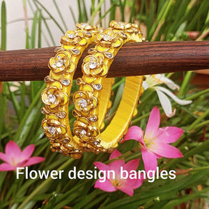 yellow rose bangle