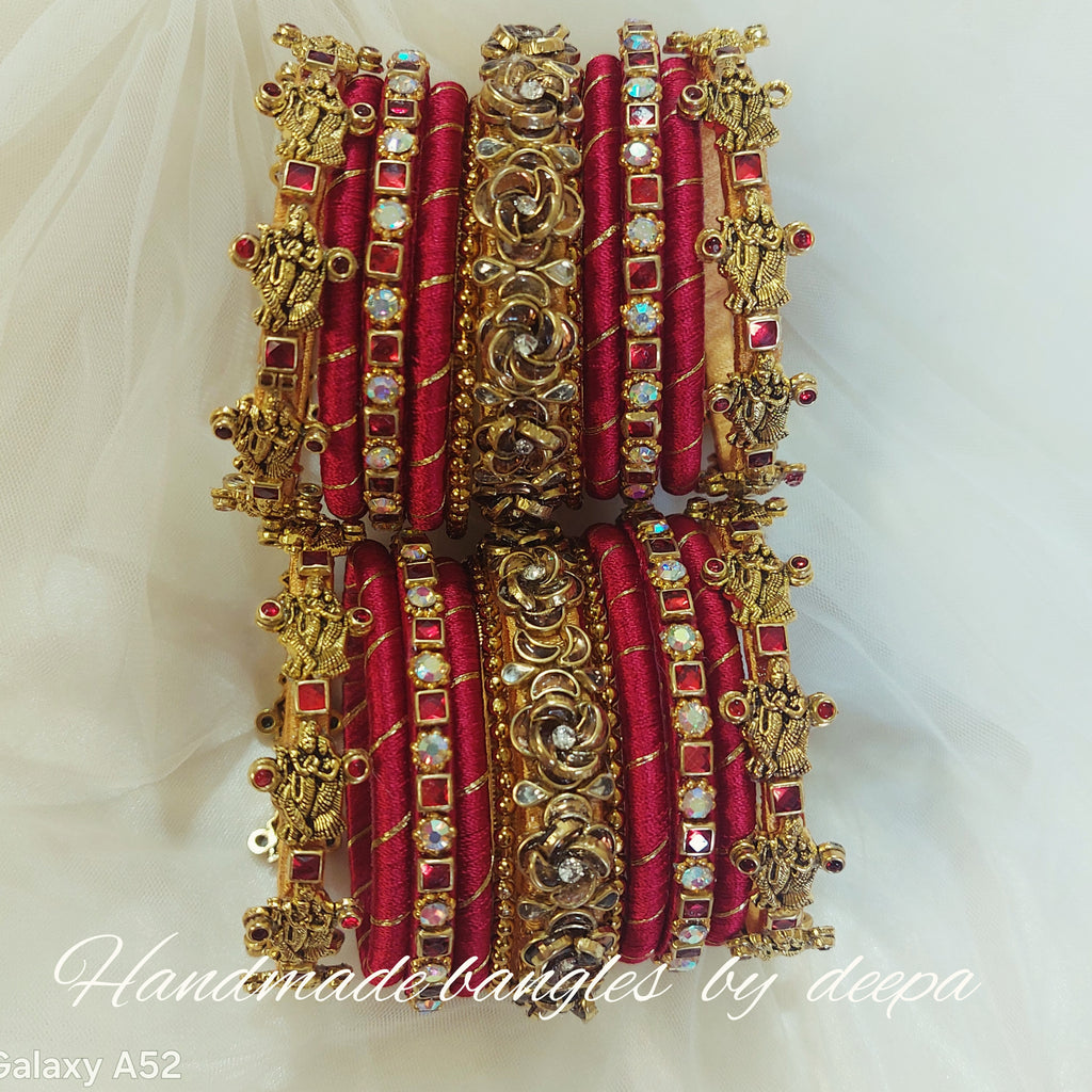 krishan red bangles